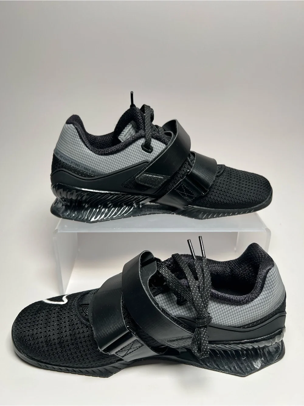 Nike Romaleos 4 Weightlifting Shoes Black White CD3463-010 Mens 8 / Womens 9.5